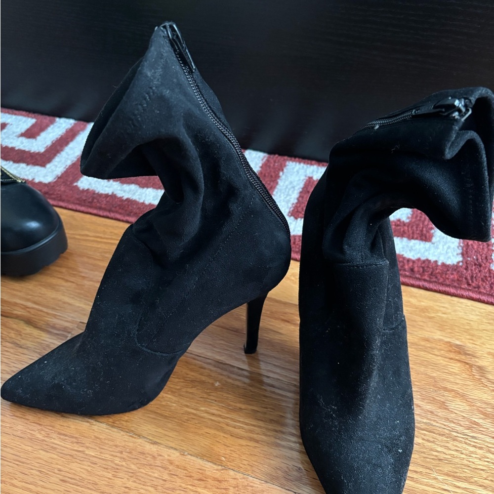 Elegant Black Women's Stiletto Boots